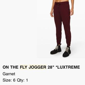 Lululemon On The Fly Jogger 28” Luxtreme